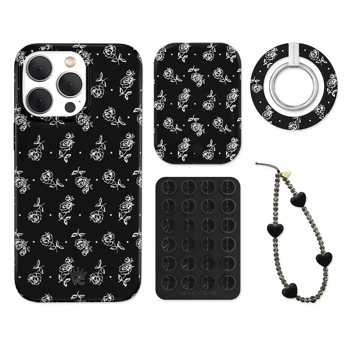 Vintage Roses iPhone Bundle Set - Grip