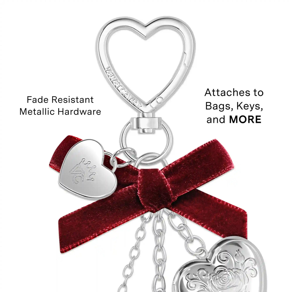 Vintage Locket Bag Charm