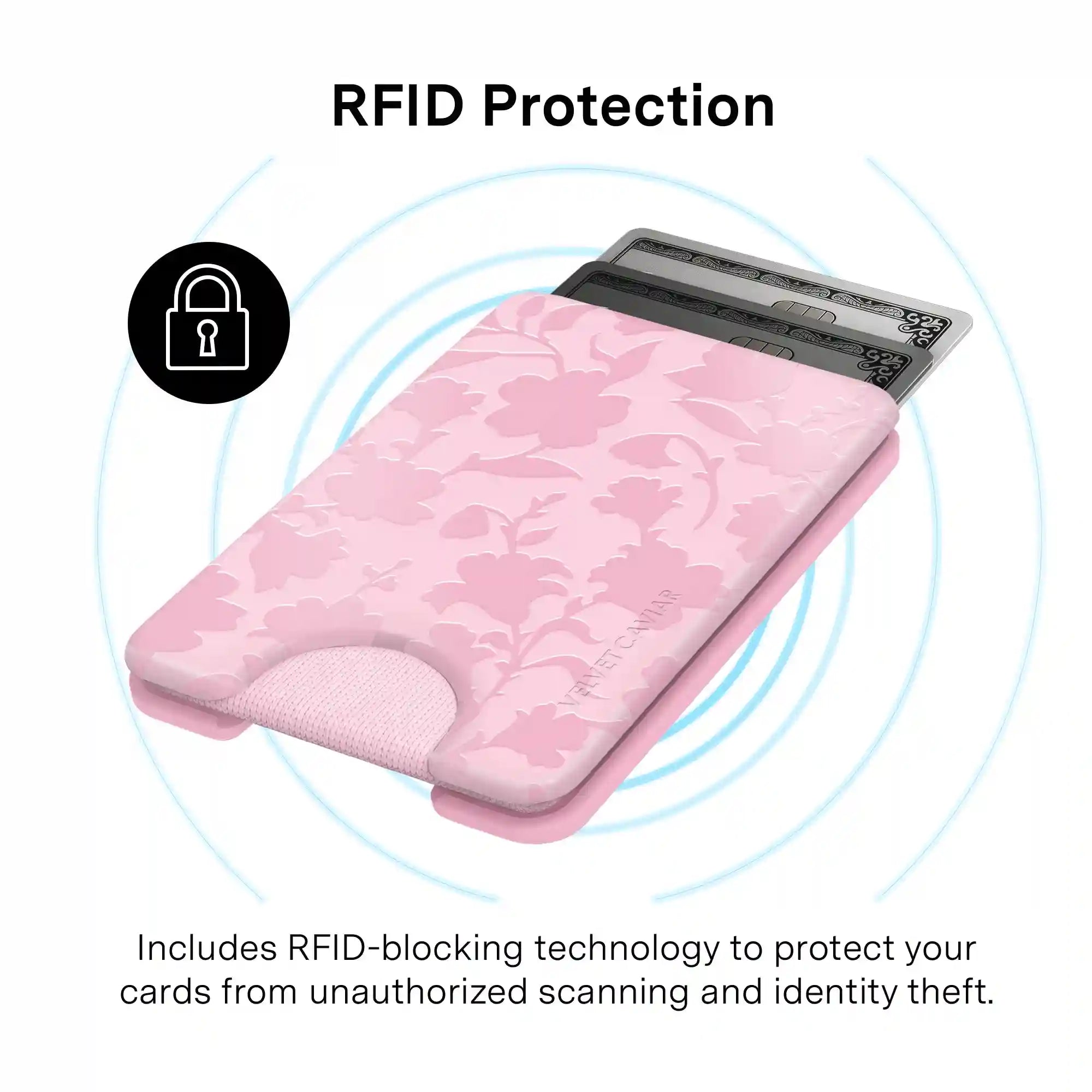 Magical Mauve Floral MagSafe Wallet