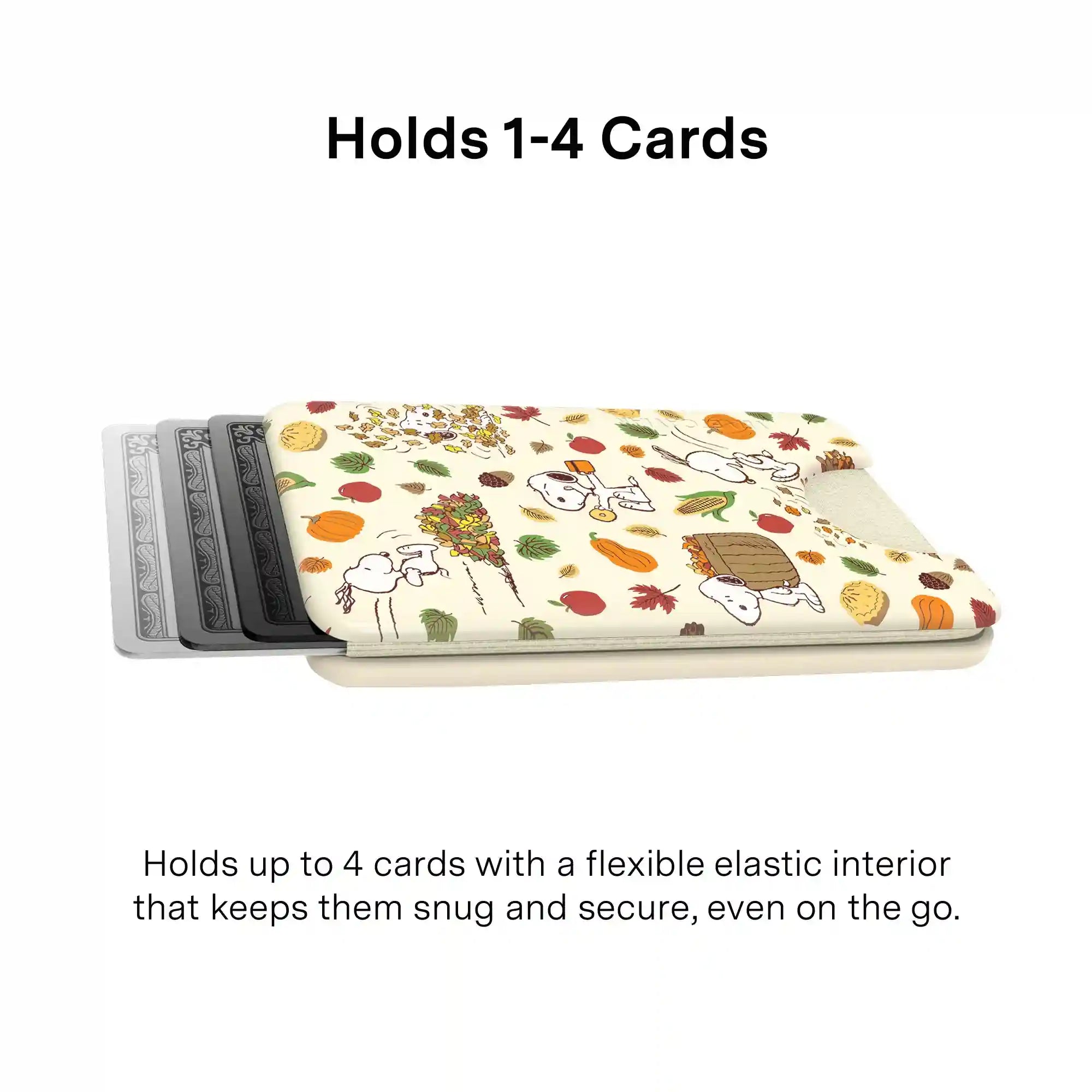 Snoopy Autumn Leaves MagSafe Wallet