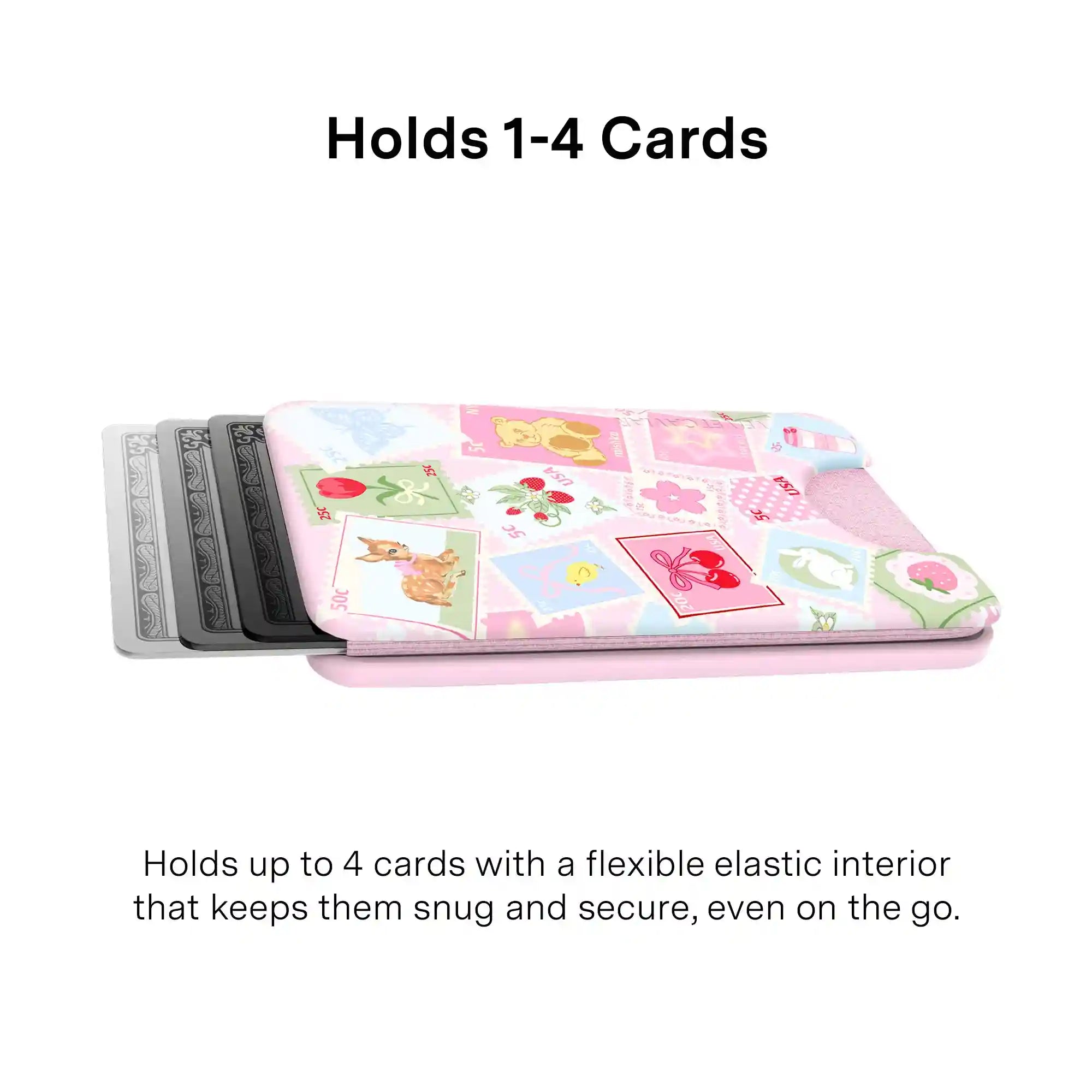 Spring Whimsy Stamps Glitter MagSafe Wallet