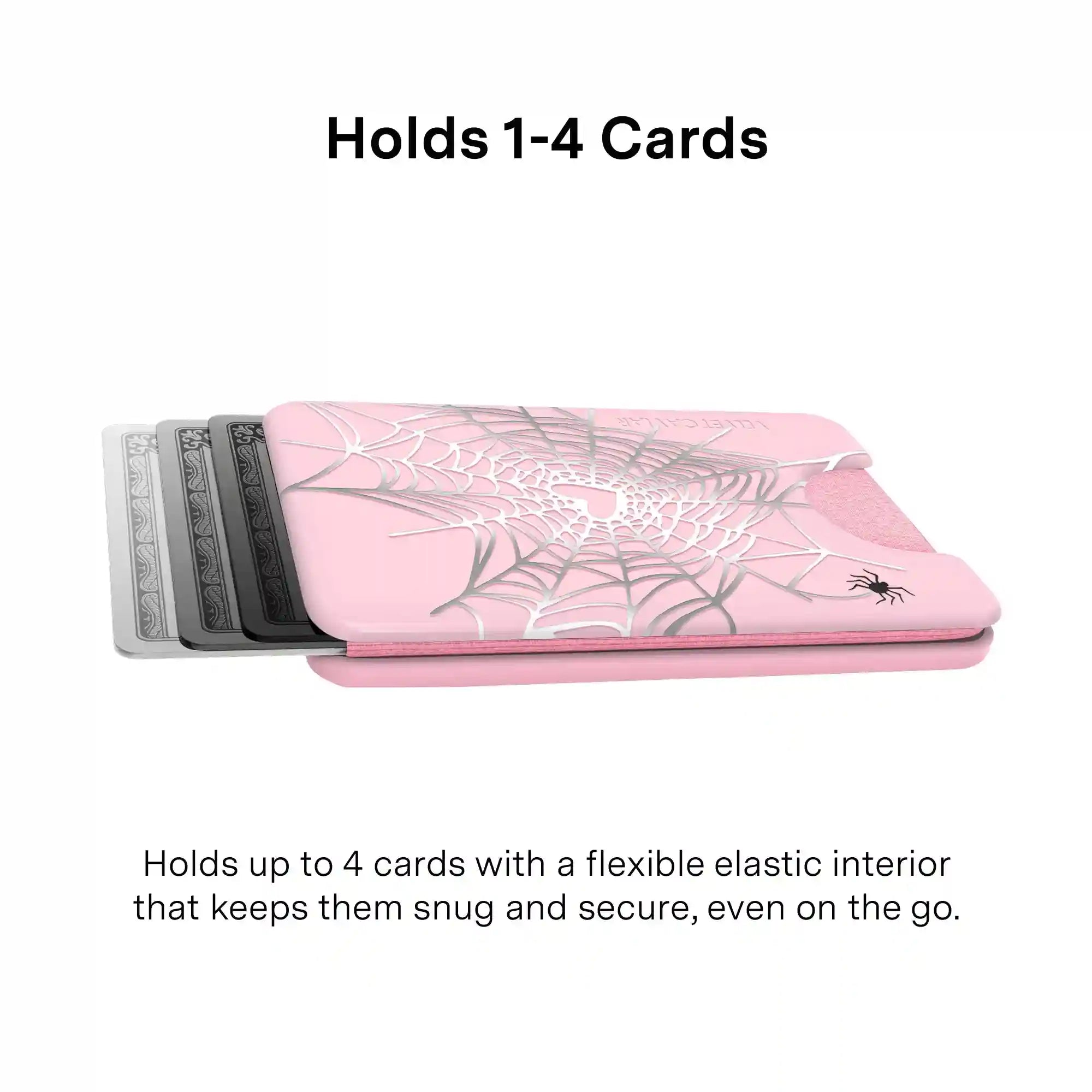 Widow’s Web Chrome MagSafe Wallet