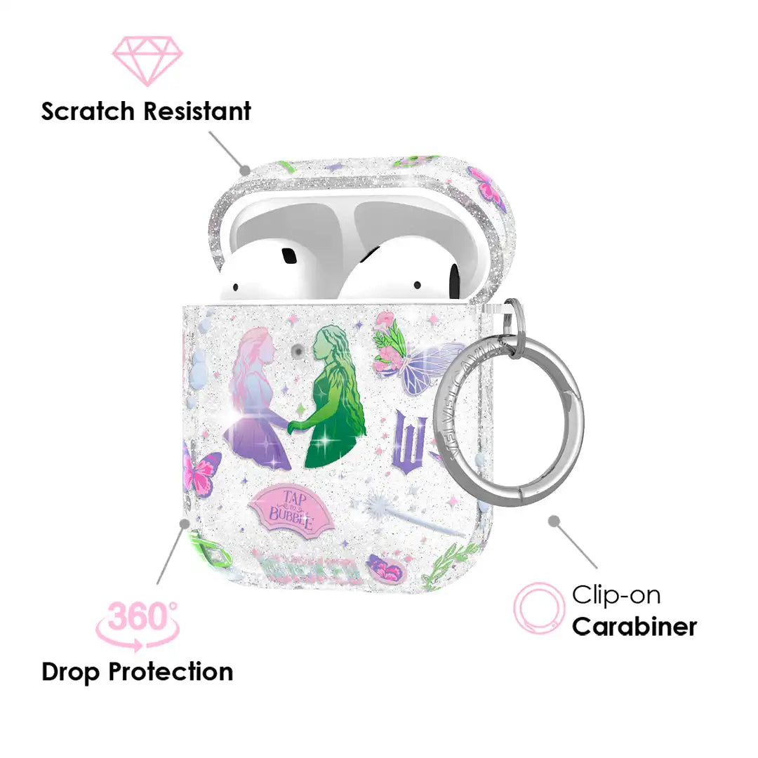 Wicked For Good Glitter AirPod Case