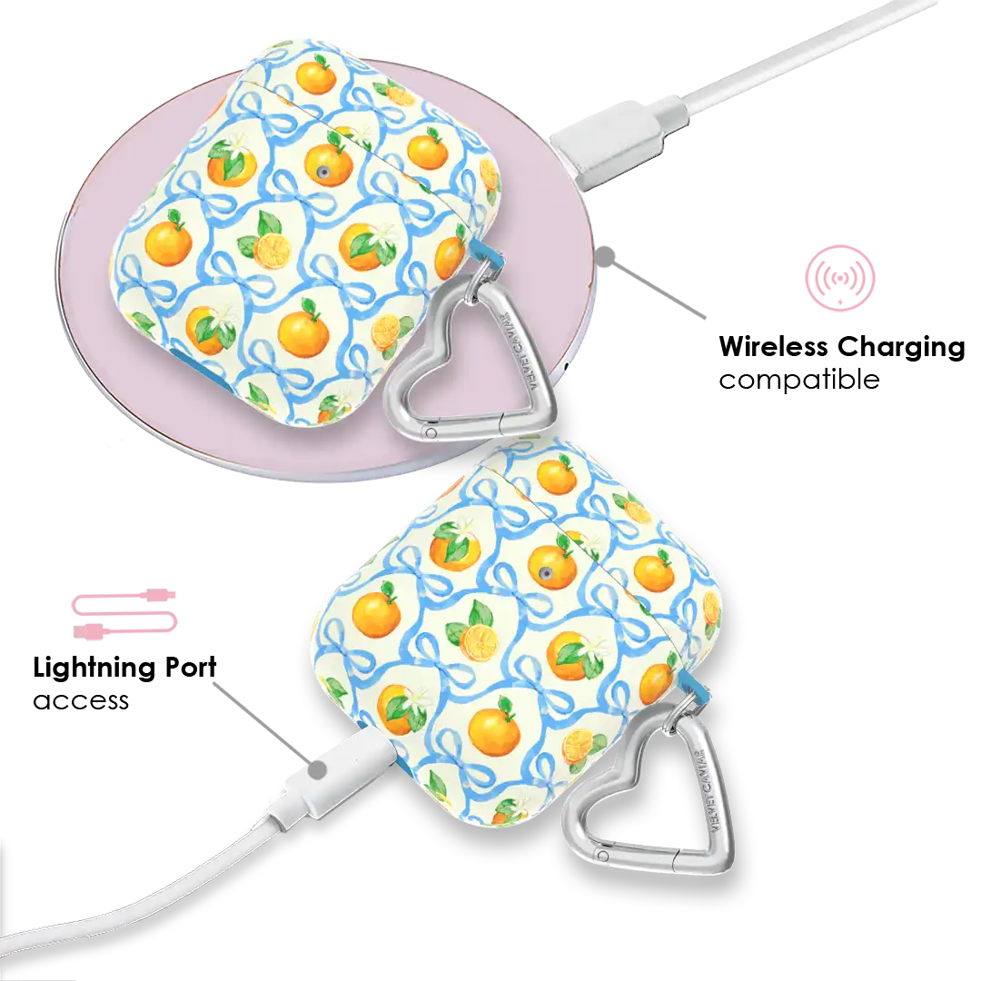 Orange Blossom AirPod Case