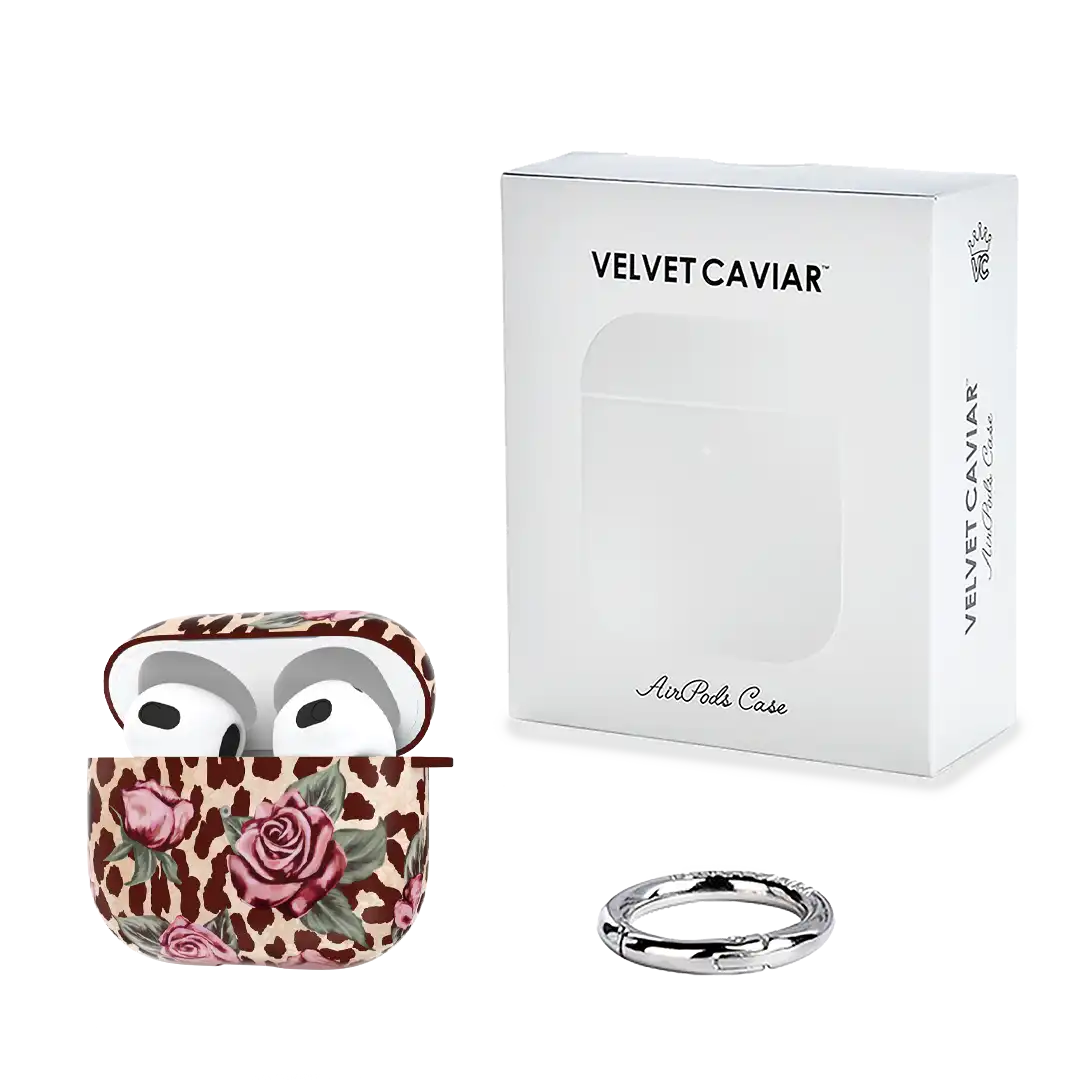 Rosy Leopard AirPod Case