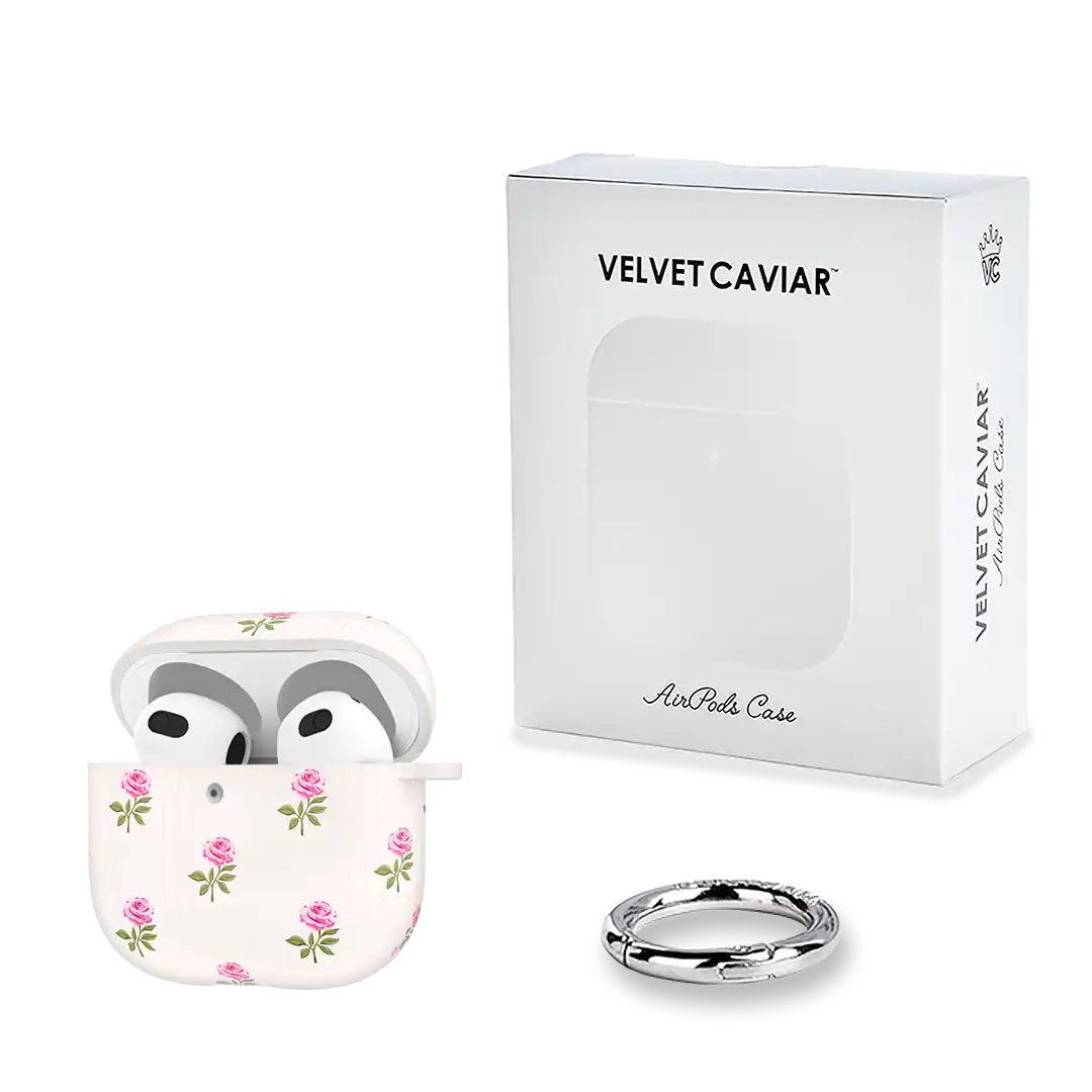 Pink Peony Floral AirPod Case
