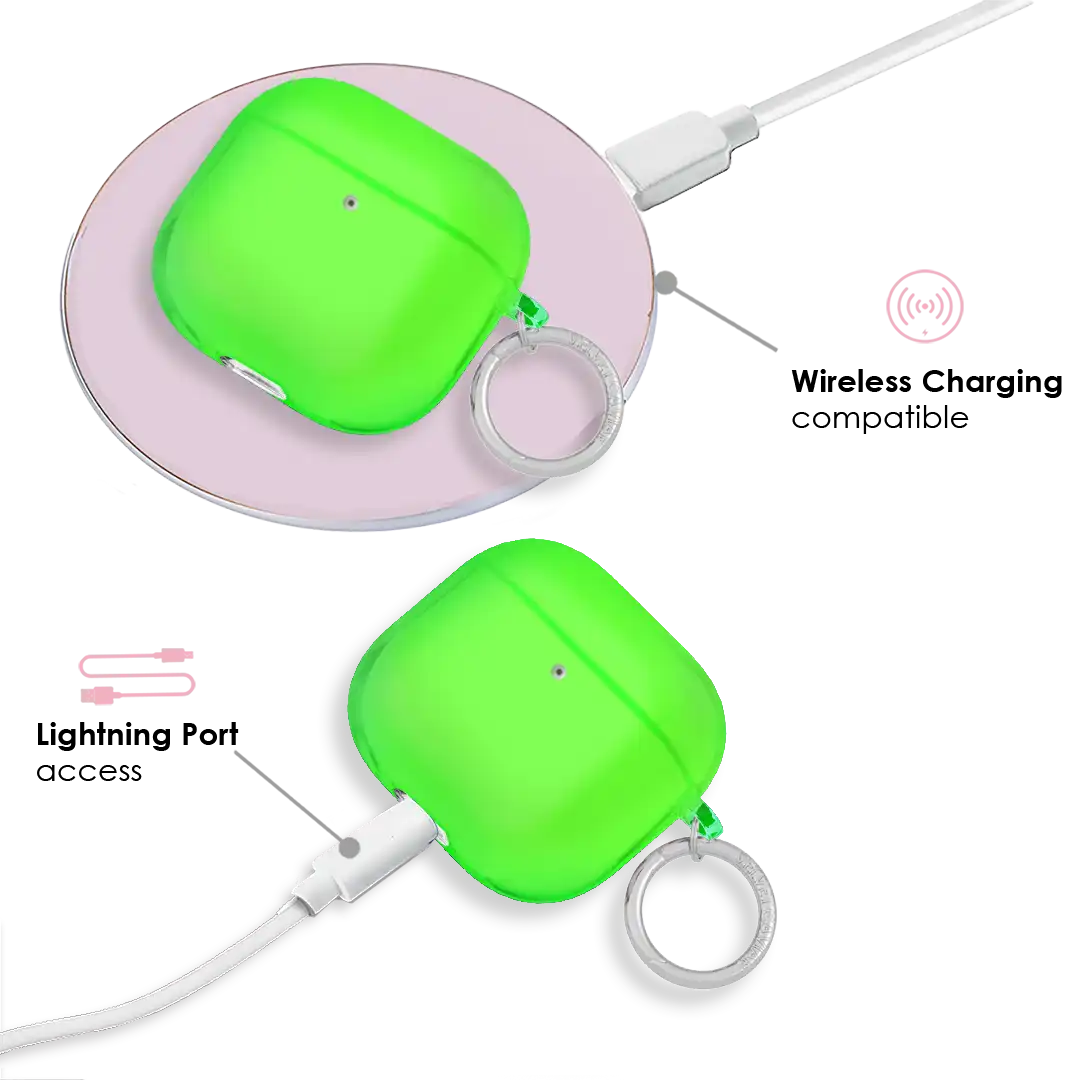 Neon Green AirPods Case