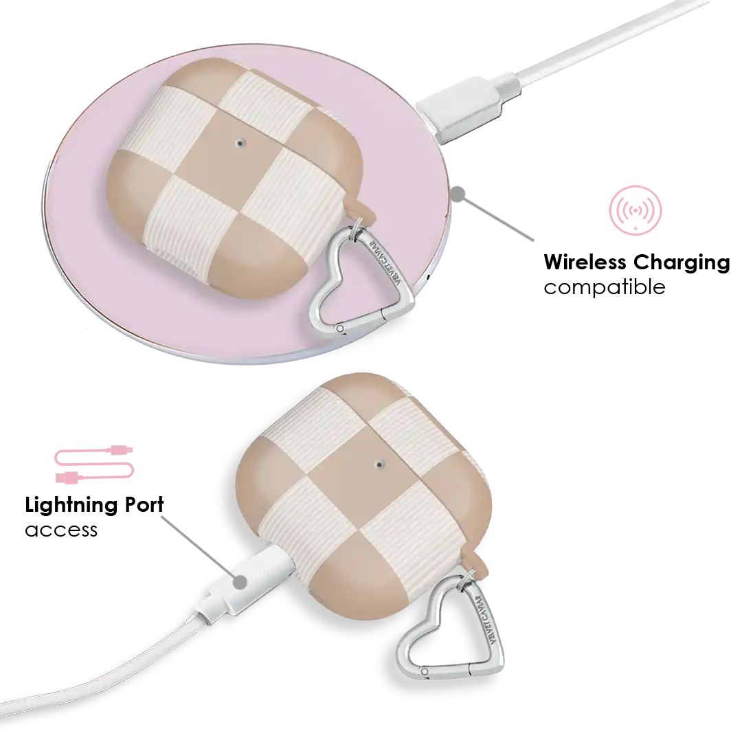 Nude Vibe Checker AirPod Case