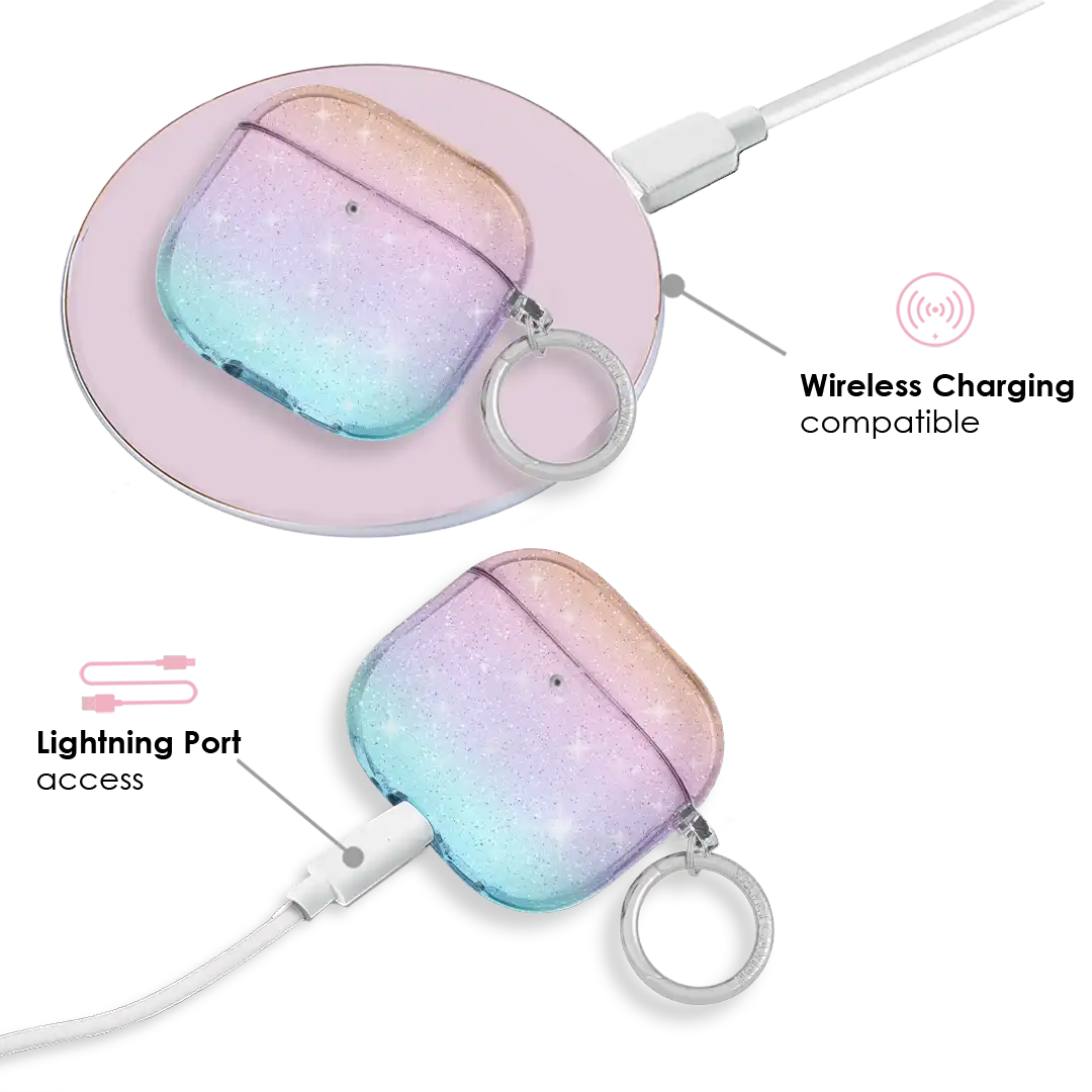 Ombre Stardust Glitter AirPods Case