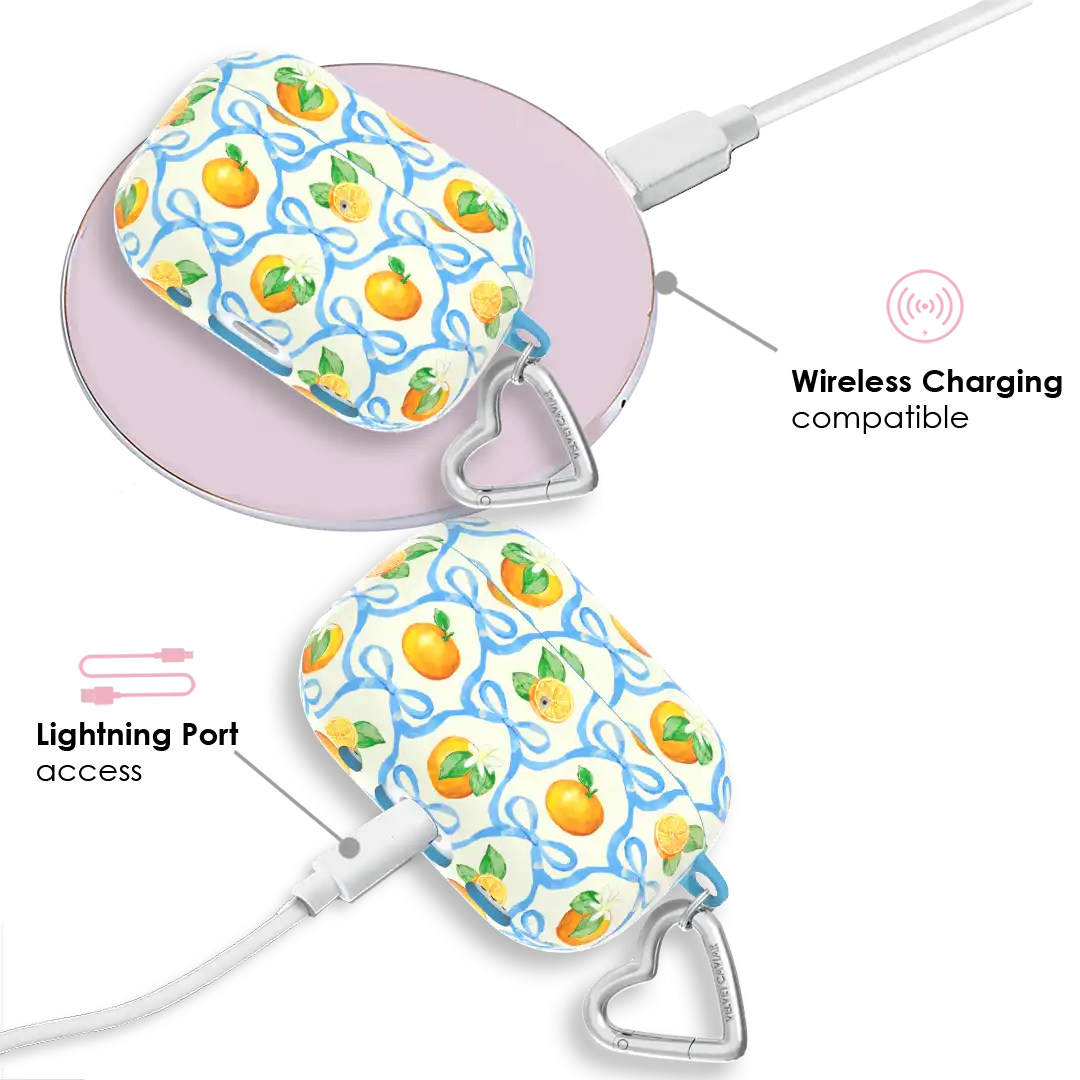 Orange Blossom AirPod Case