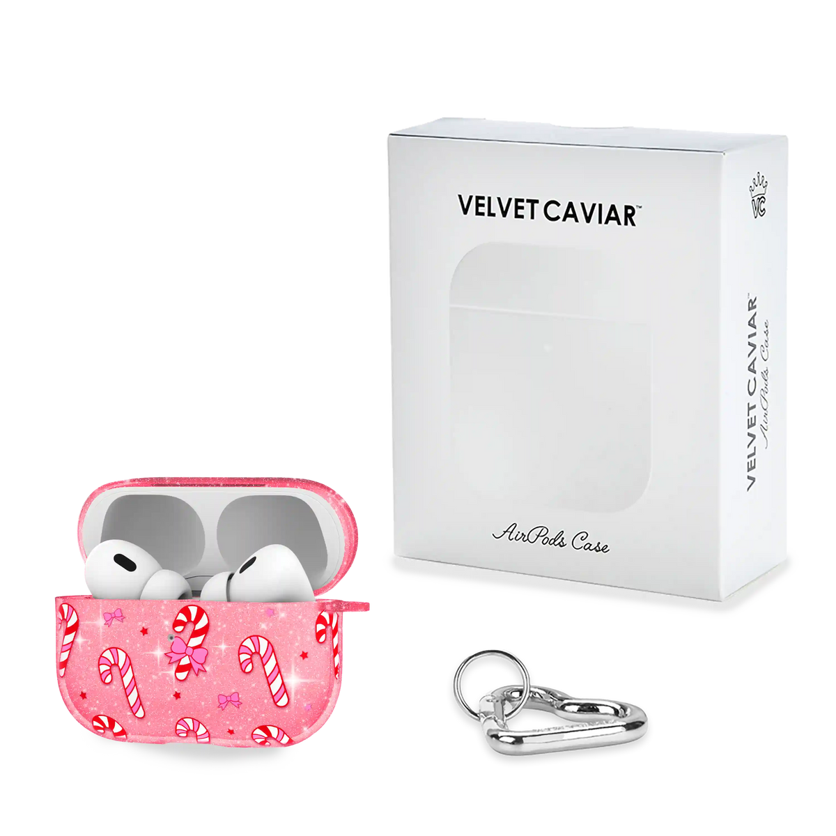 Pink Peppermint Princess AirPod Case
