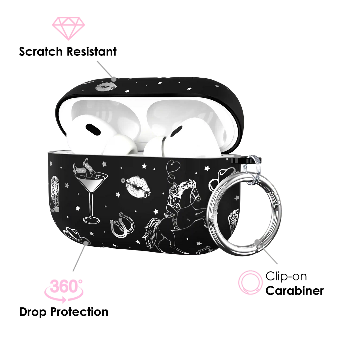 Disco Cowgirl AirPod Case