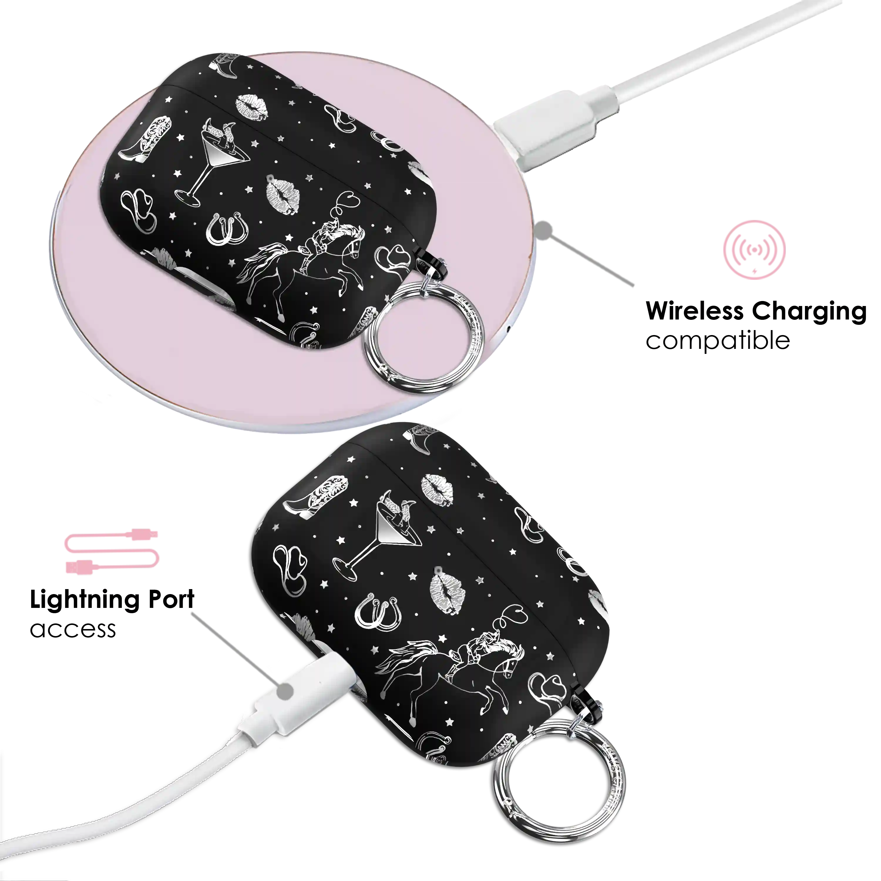 Disco Cowgirl AirPod Case