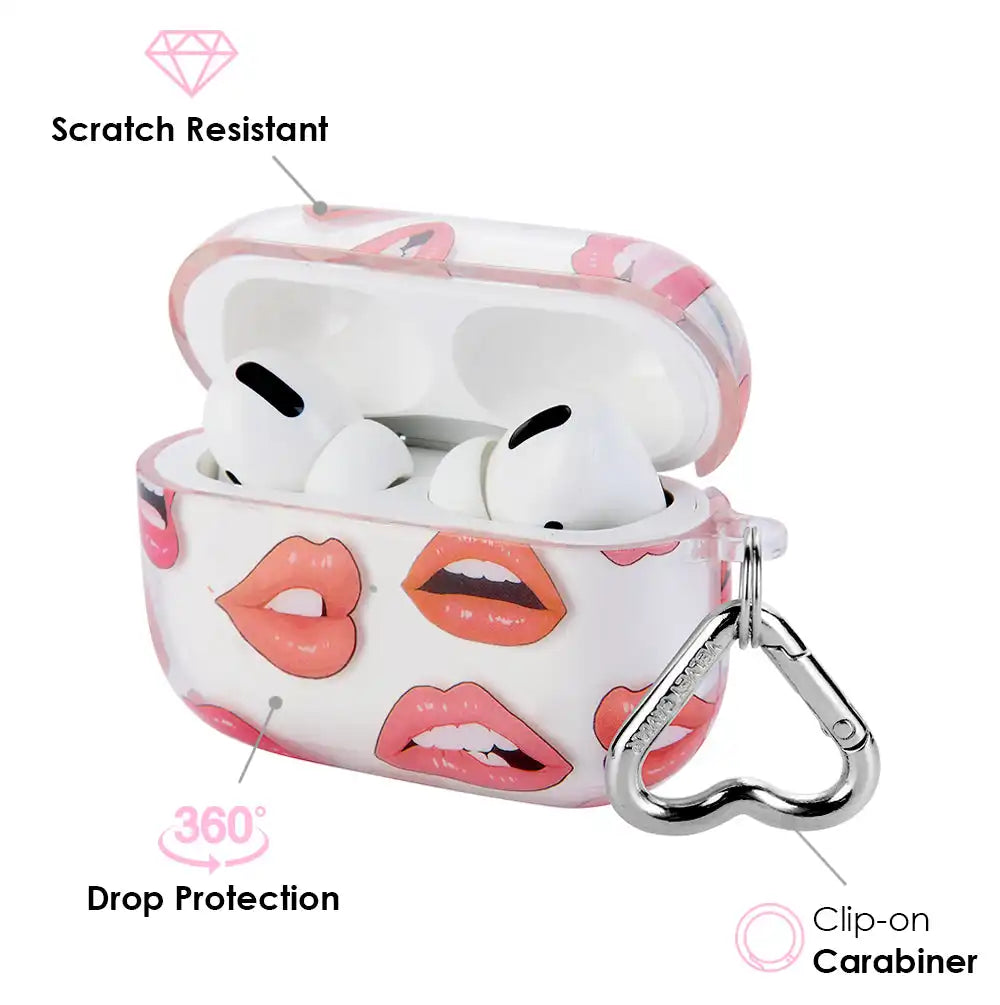 Nude Lips Airpods Case