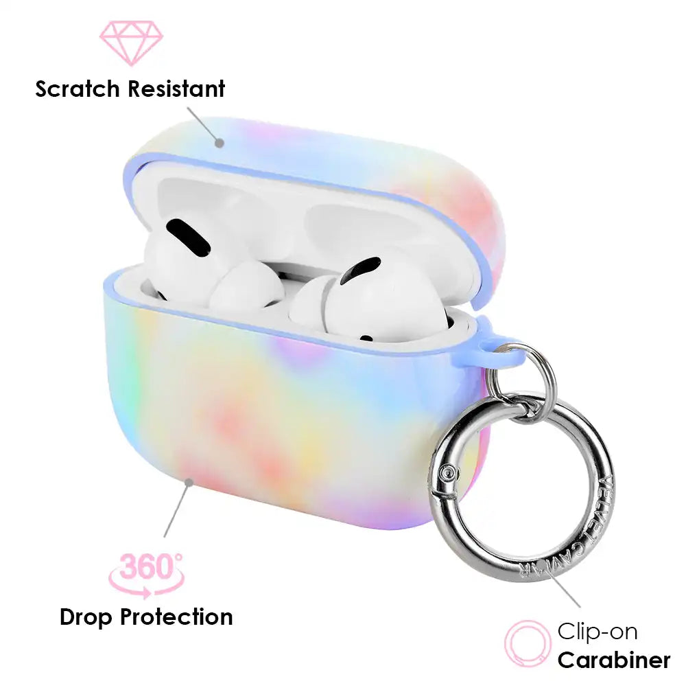 Pastel Tie Dye Airpods Case