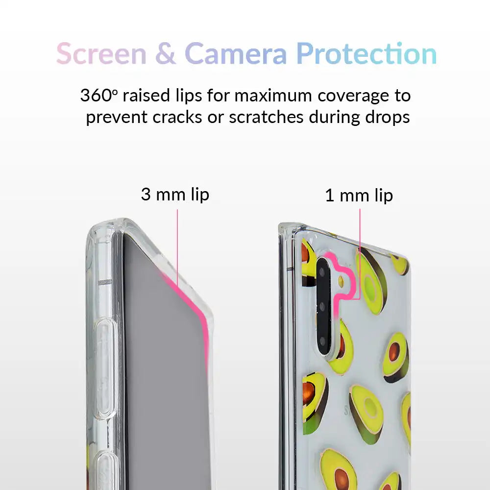 Avocado Clear Samsung Galaxy Case