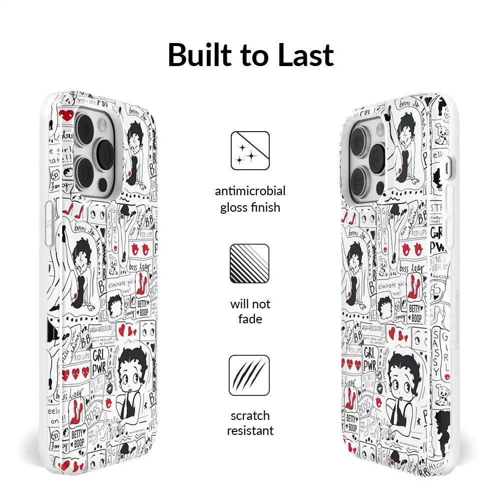 Betty Boop Girl Power iPhone Case