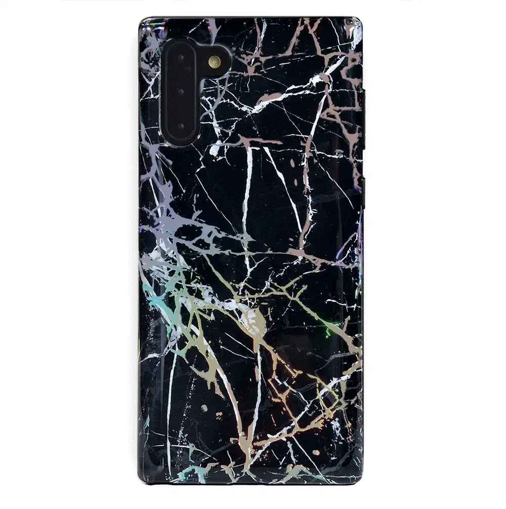 Holo Black Marble Samsung Galaxy Case