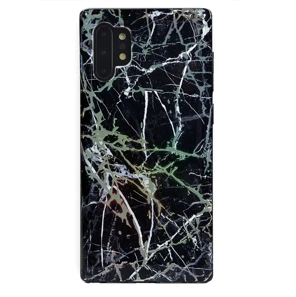 Holo Black Marble Samsung Galaxy Case