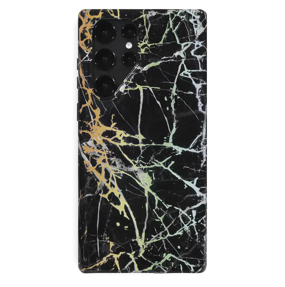 Holo Black Marble Samsung Galaxy Case