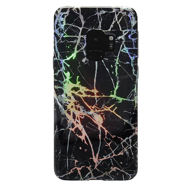 Holo Black Marble Samsung Galaxy Case