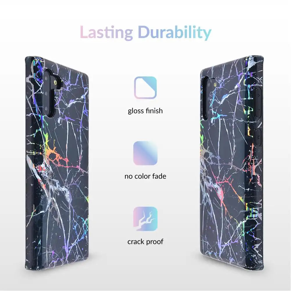 Holo Black Marble Samsung Galaxy Case