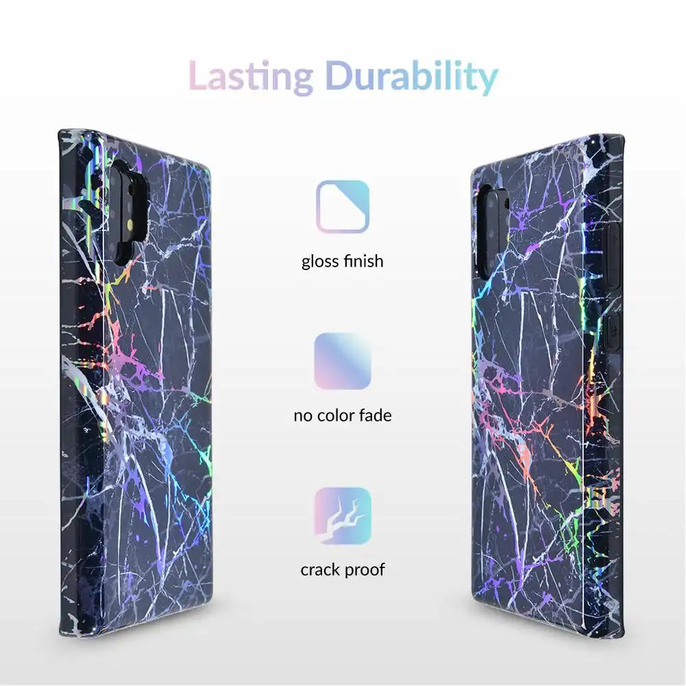 Holo Black Marble Samsung Galaxy Case