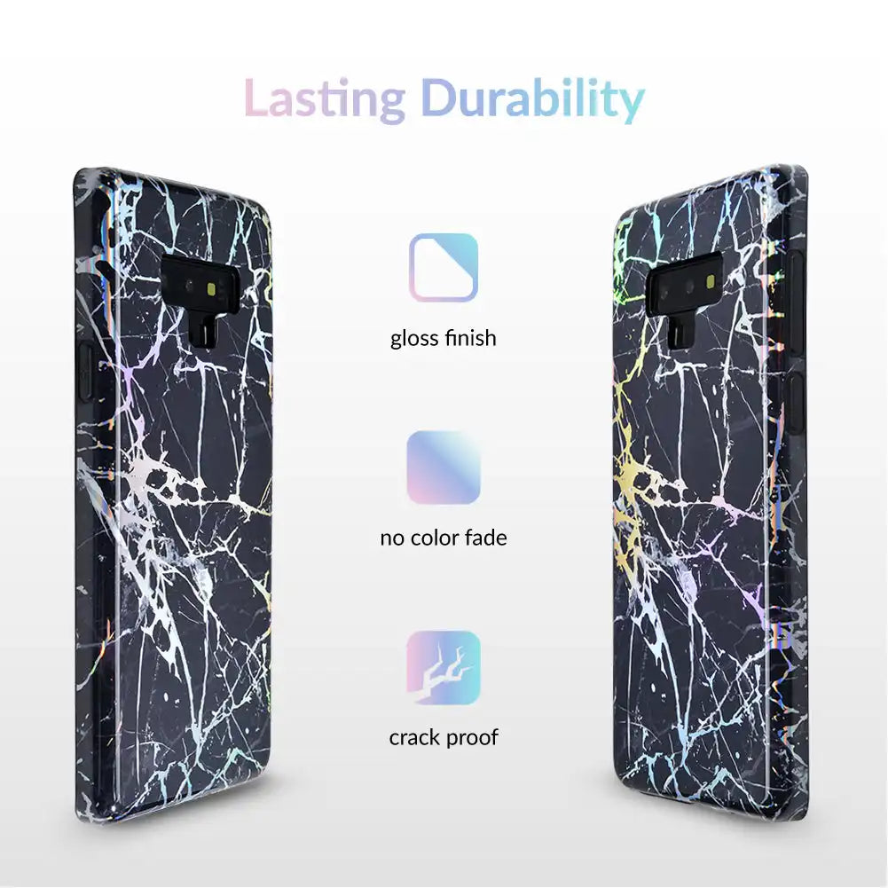 Holo Black Marble Samsung Galaxy Case
