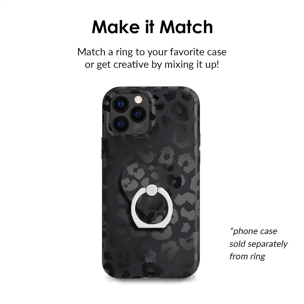 Black Leopard Phone Ring