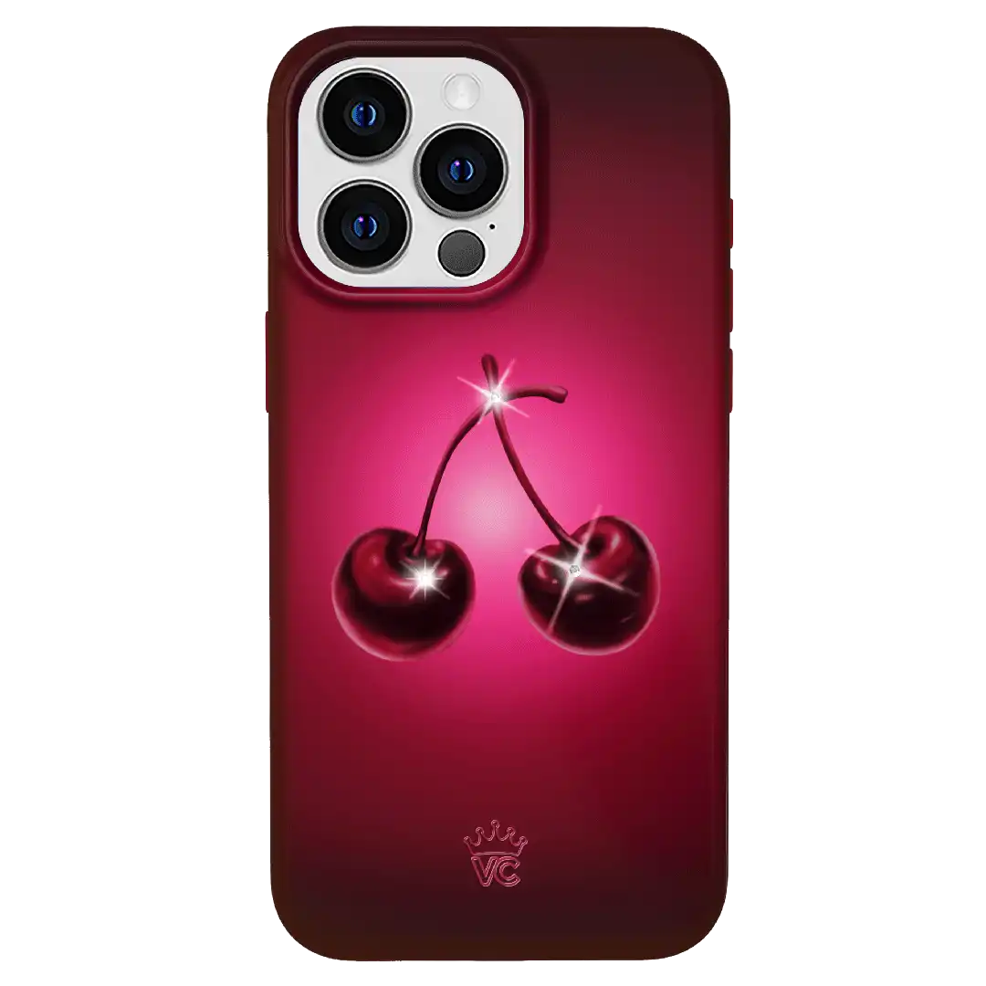 Black Cherry Crystal iPhone Case
