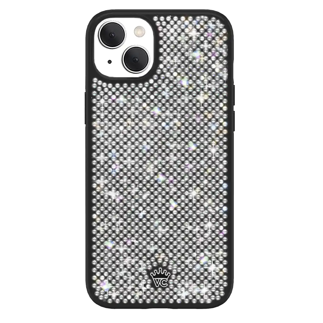Black Caviar Crystals iPhone Case