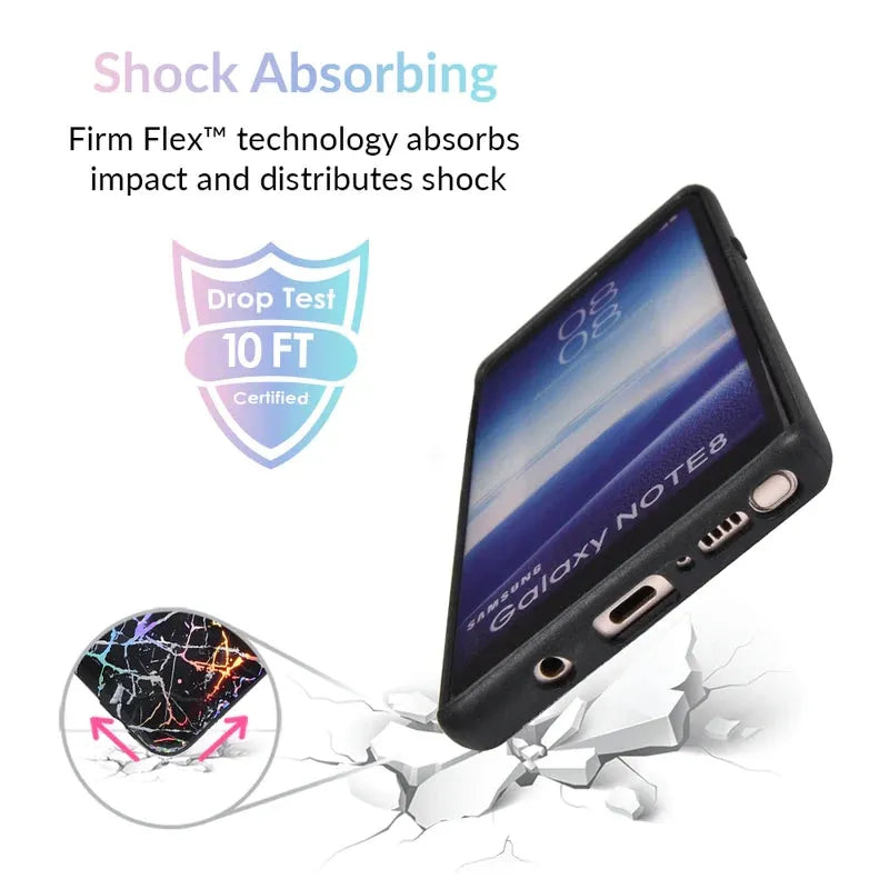 Holo Black Marble Samsung Galaxy Case