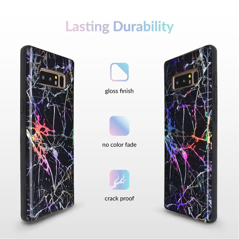 Holo Black Marble Samsung Galaxy Case