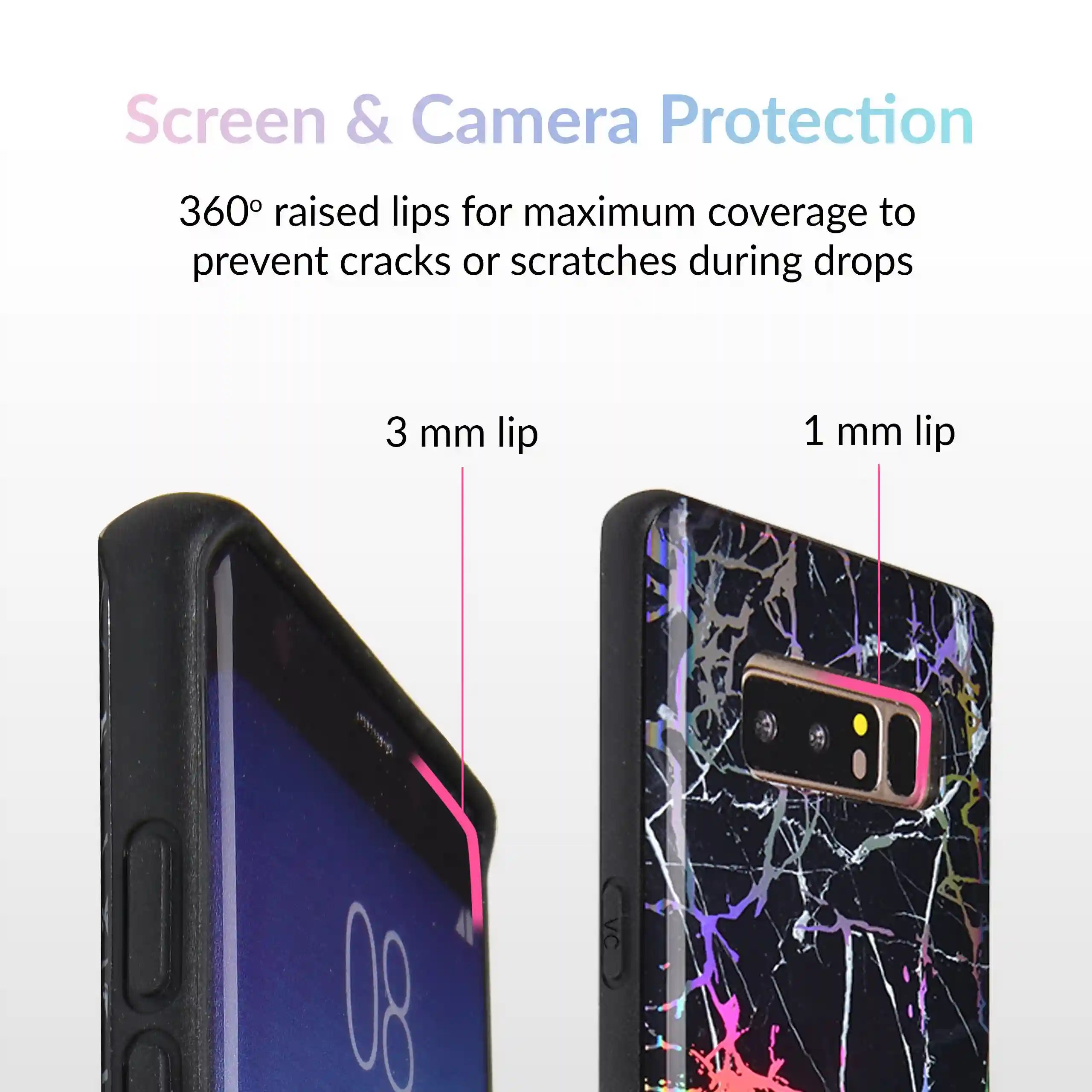 Holo Black Marble Samsung Galaxy Case