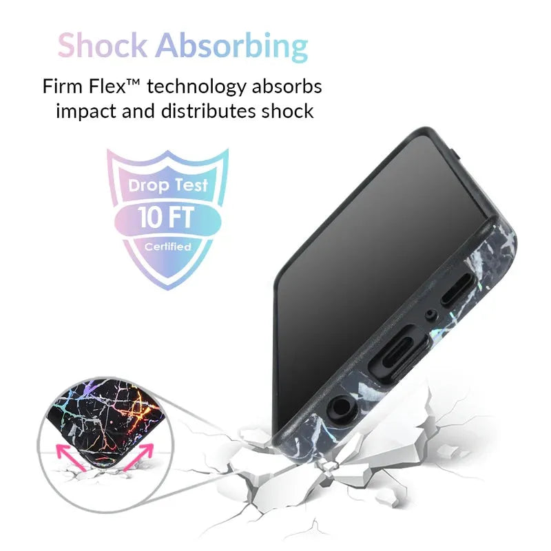 Holo Black Marble Samsung Galaxy Case