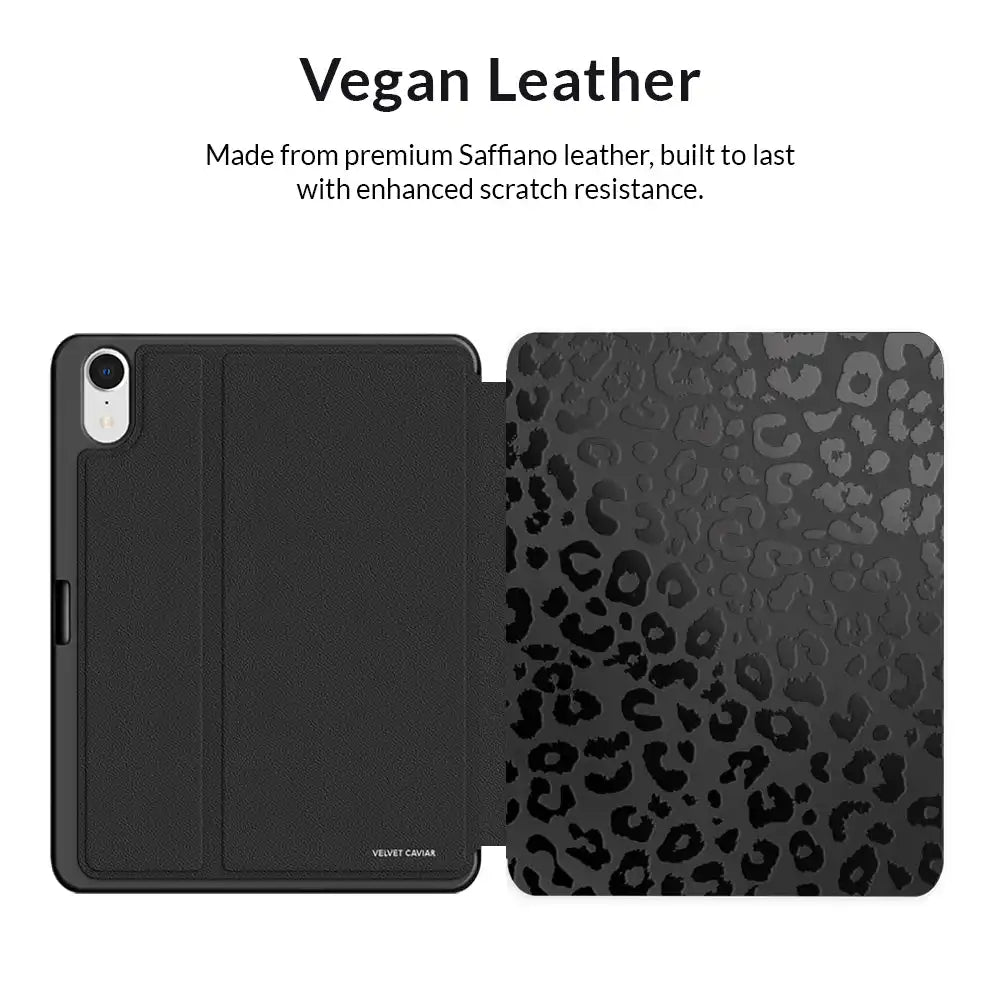 Black Leopard iPad Case