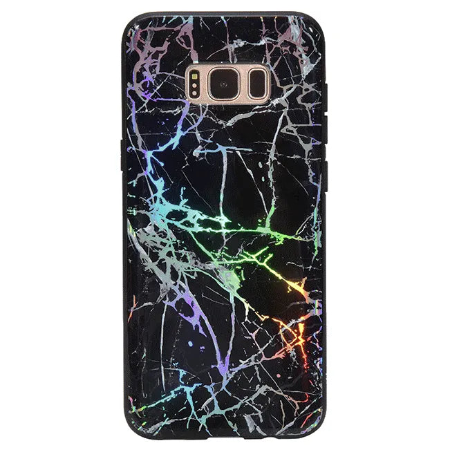Holo Black Marble Samsung Galaxy Case