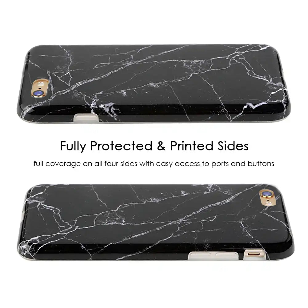 Black Marble iPhone Case