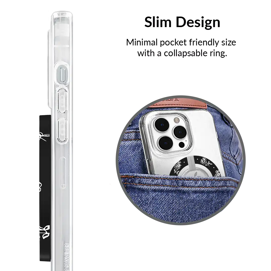 Vintage Roses MagSafe Grip Ring
