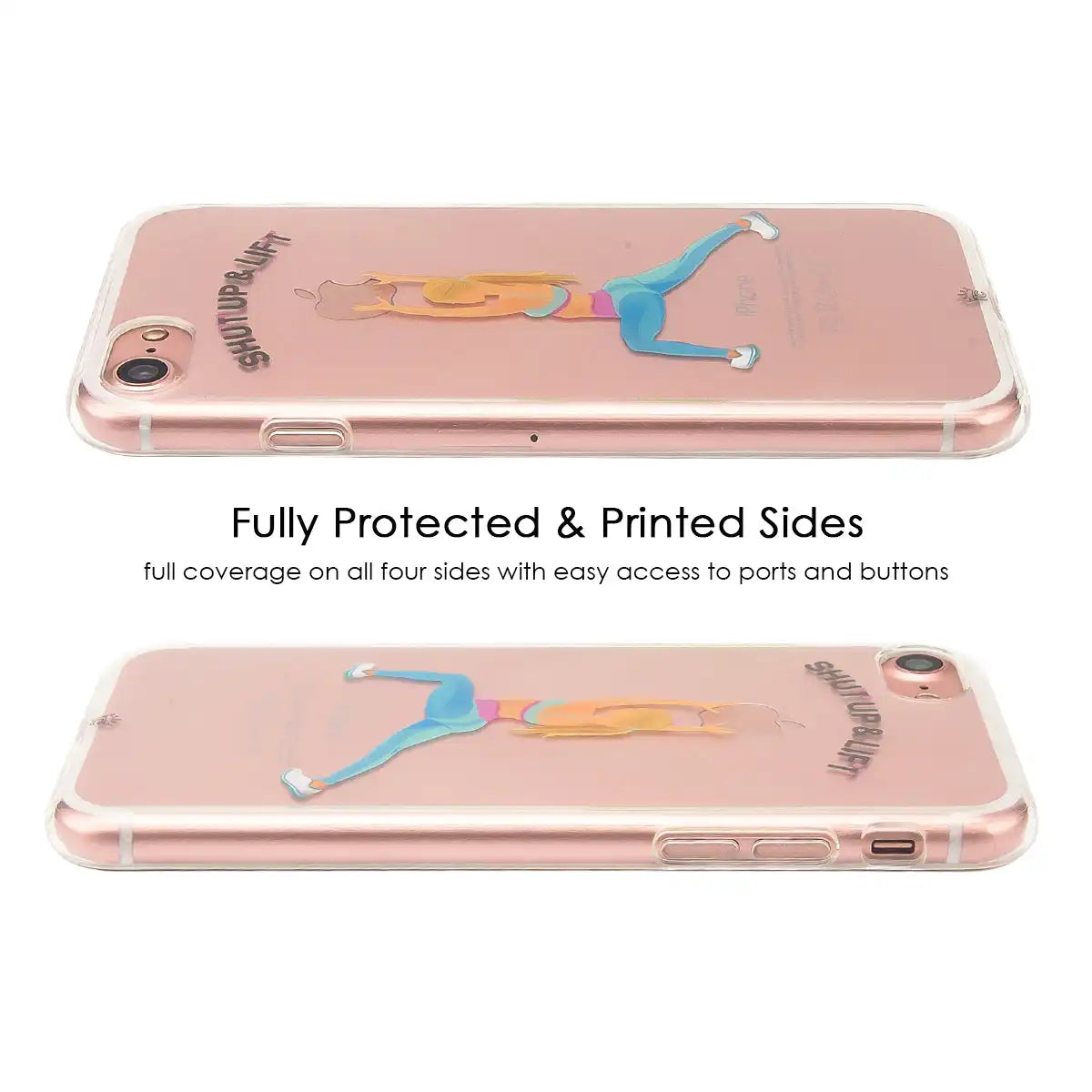 Shut Up & Lift iPhone Case Blonde Hair