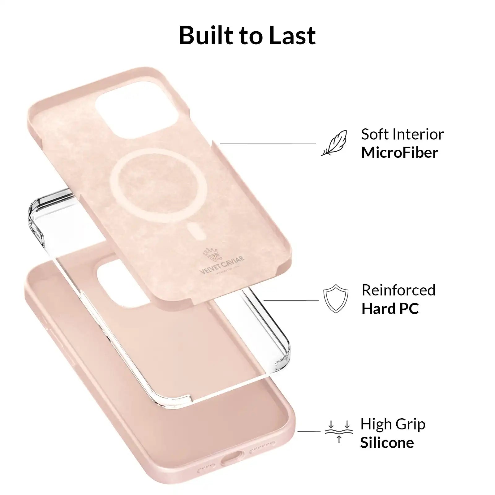 Pink Silicone iPhone Case