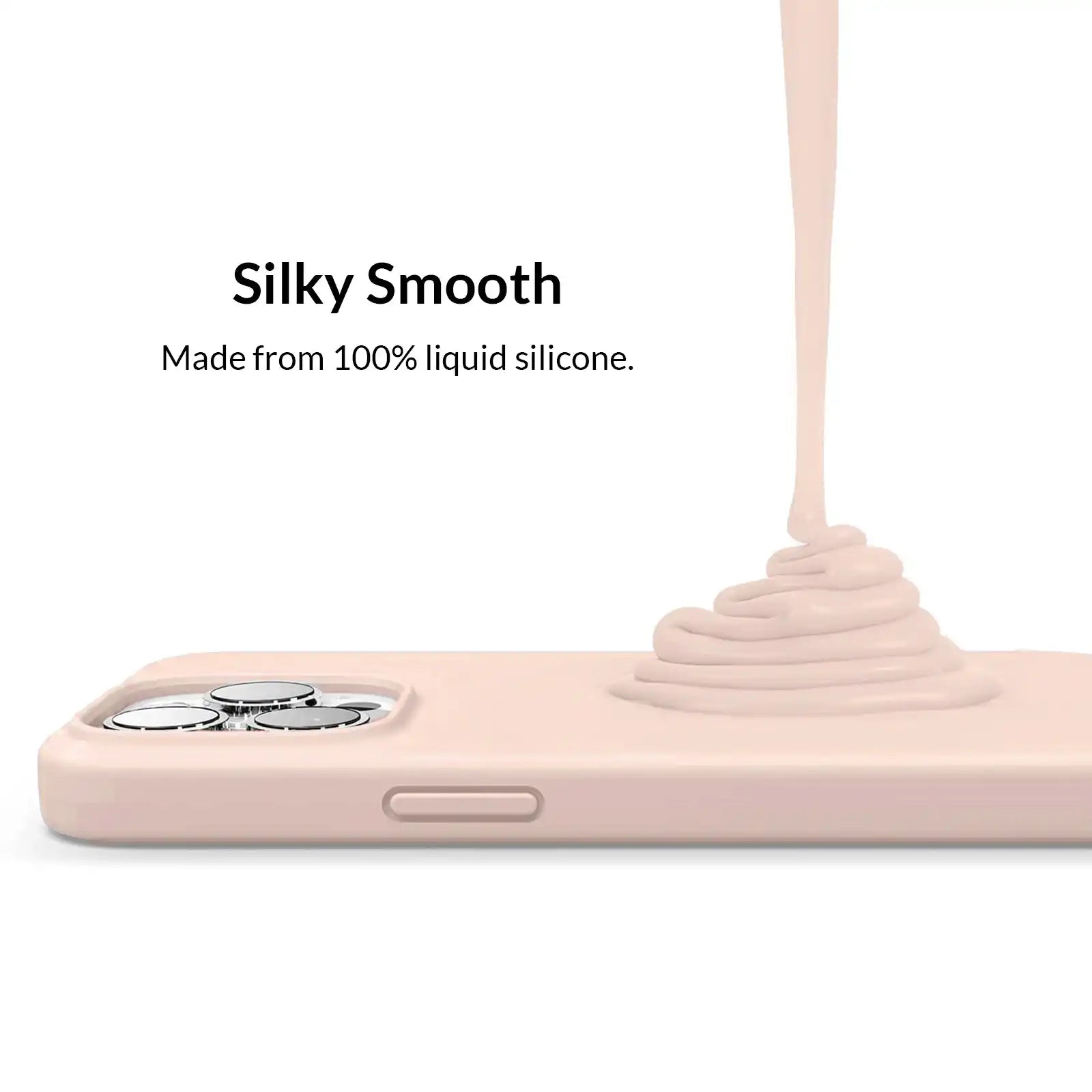 Pink Silicone iPhone Case