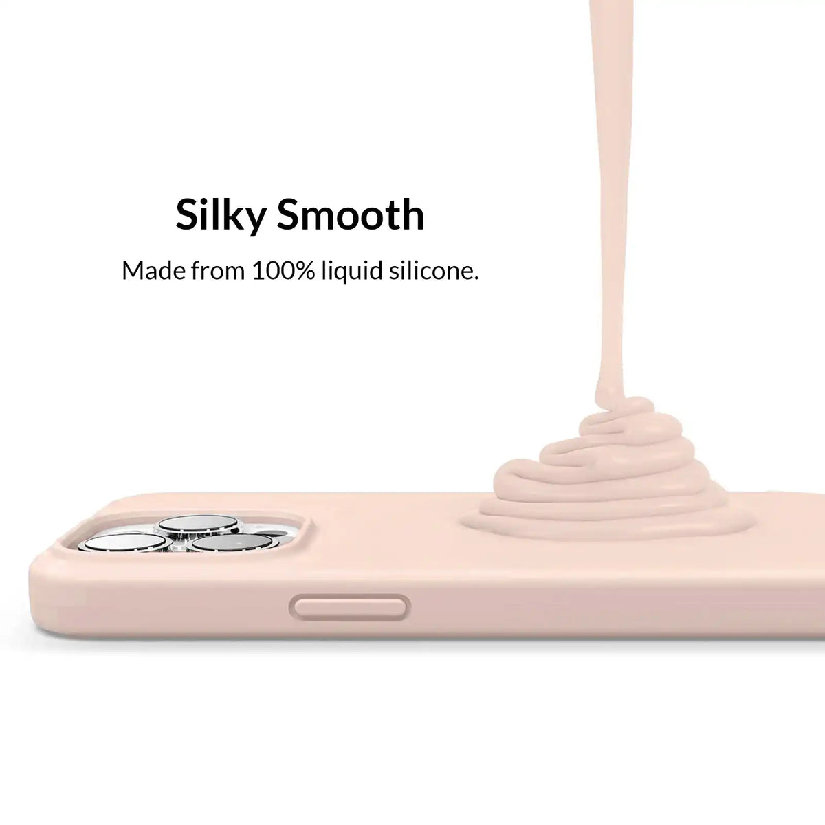 Pink Silicone iPhone Case