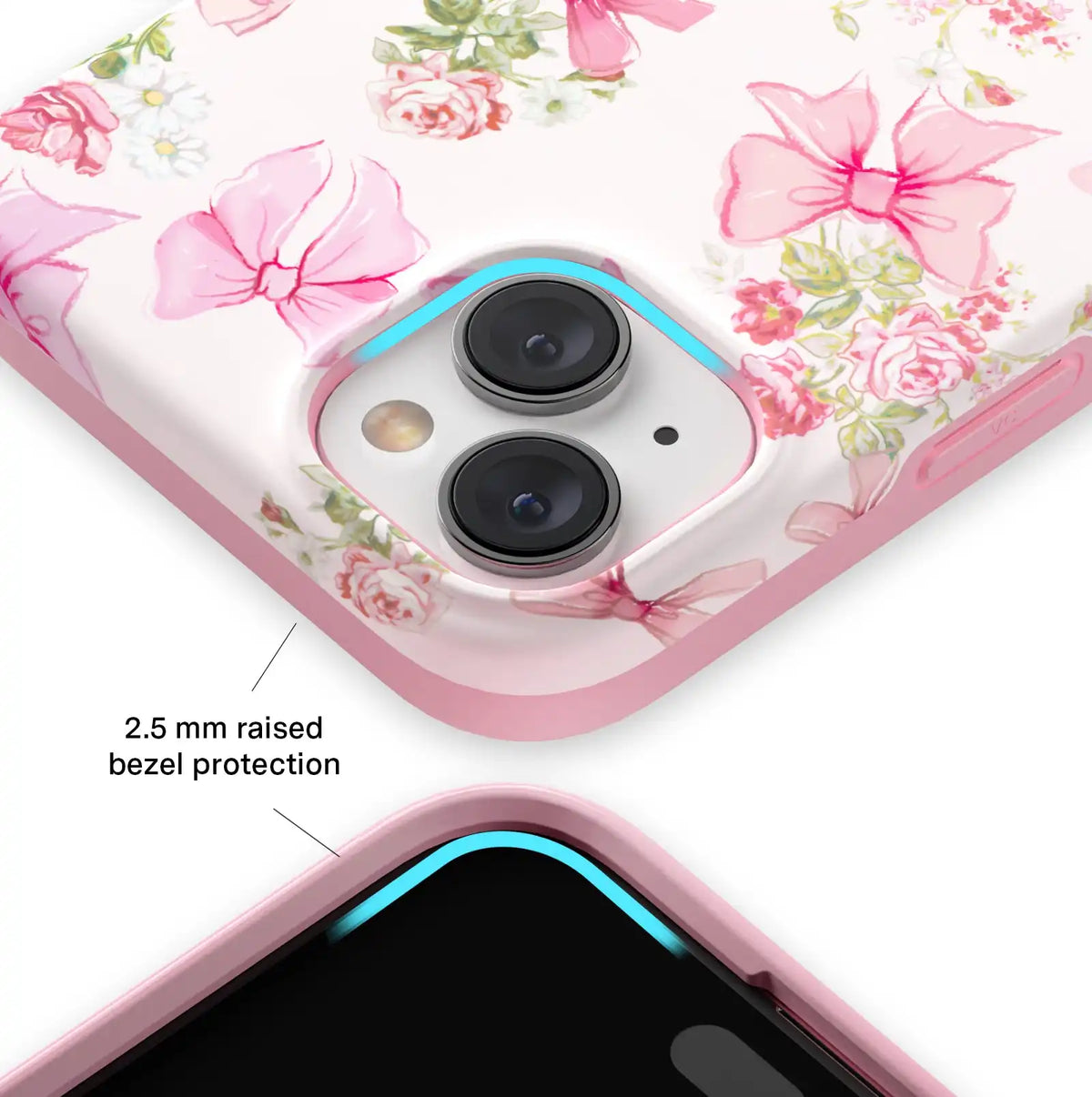 Posie Pink Bow iPhone Case