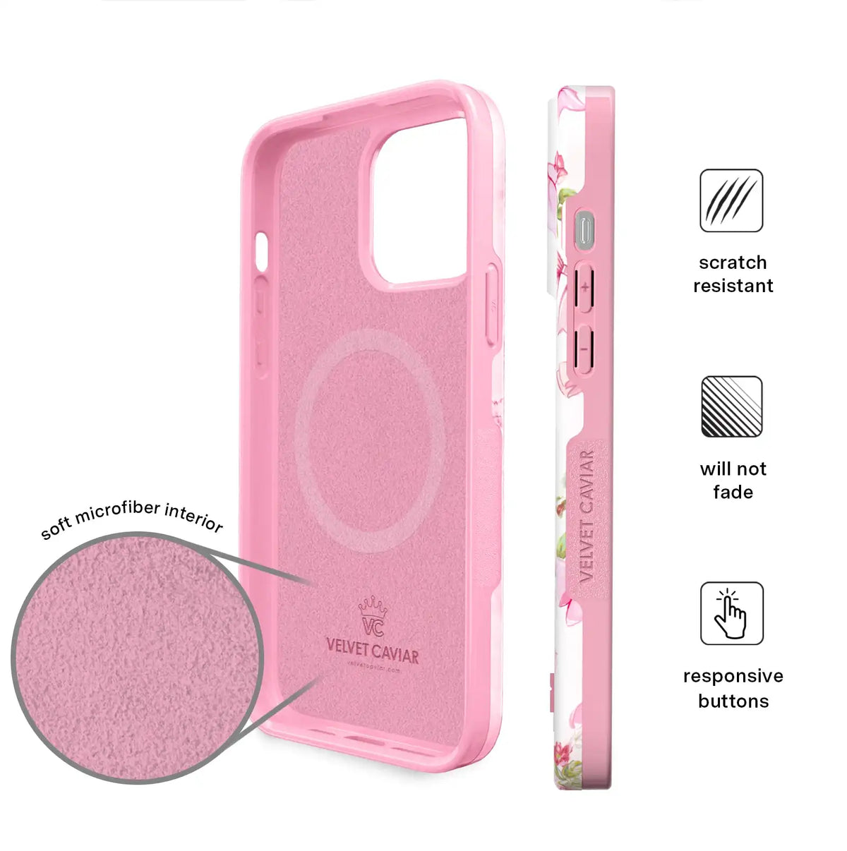 Posie Pink Bow iPhone Case