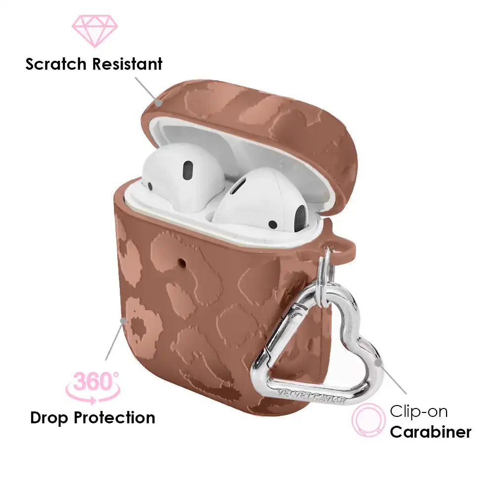 Chocolate Leopard AirPod Case