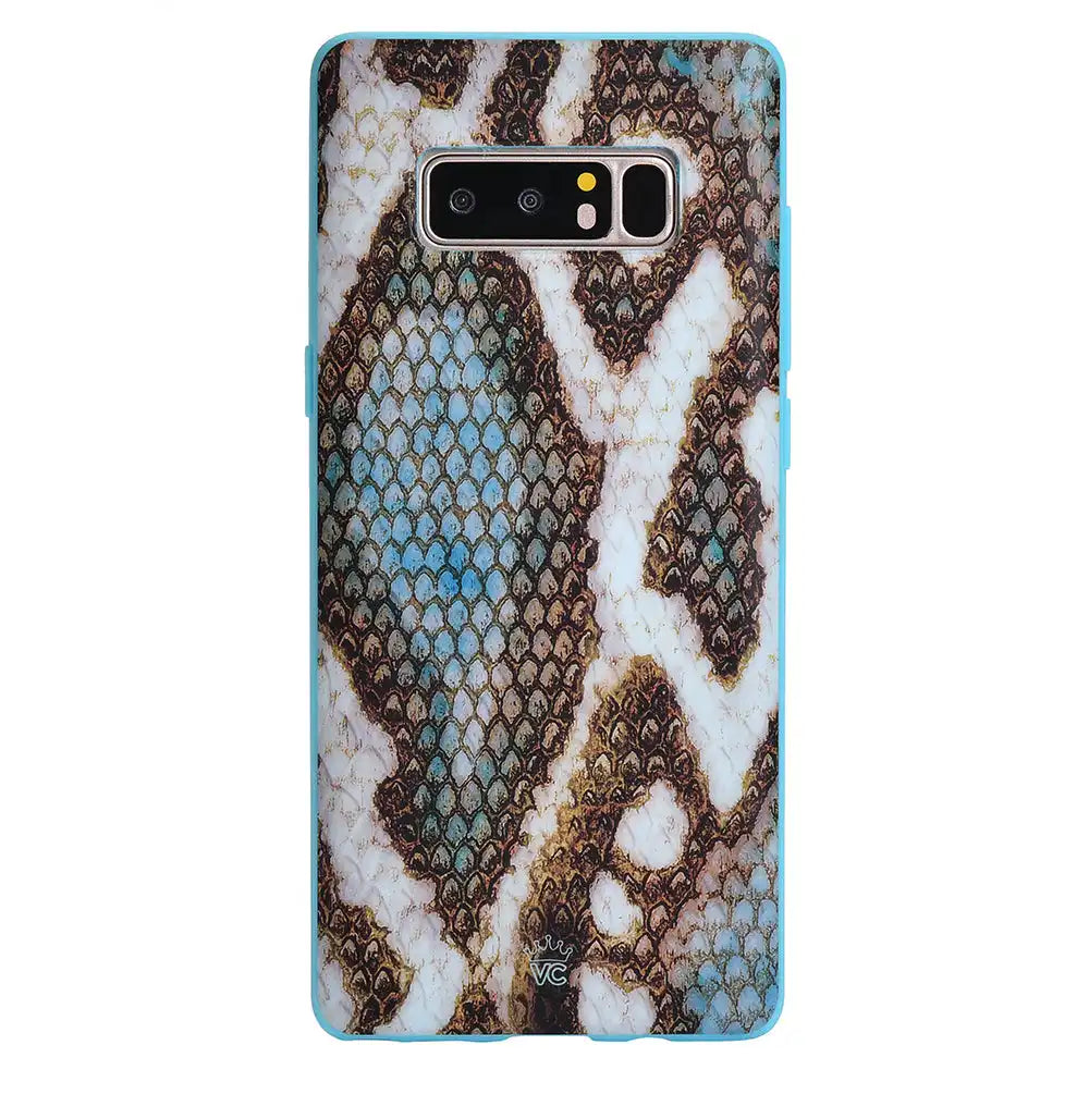 Blue Snakeskin Samsung Galaxy Case
