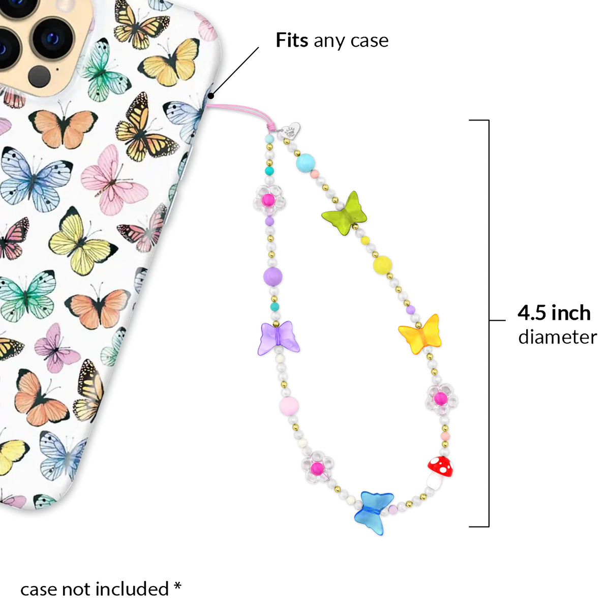 Butterfly Phone Charm