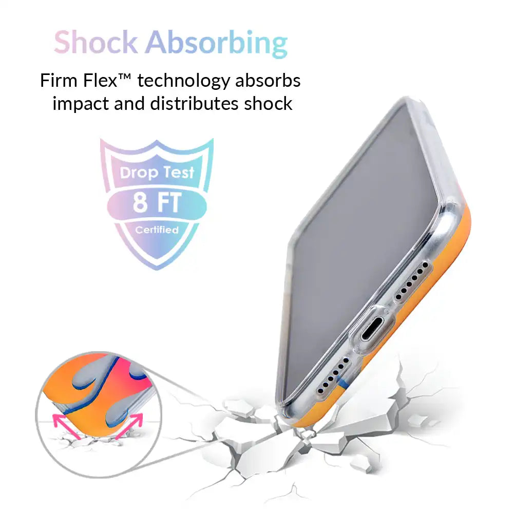 Flames Clear iPhone Case