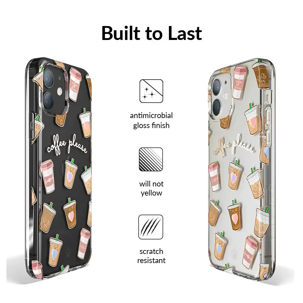 Coffee First iPhone Case